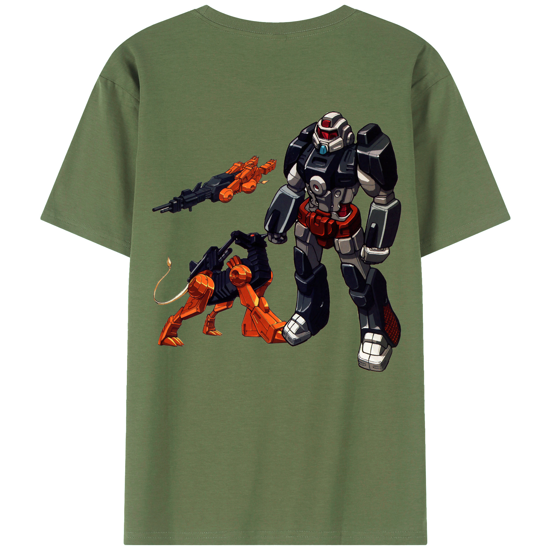 （画像用）  綿100％ メンズ半袖Tシャツ（バックプリント） 通気性